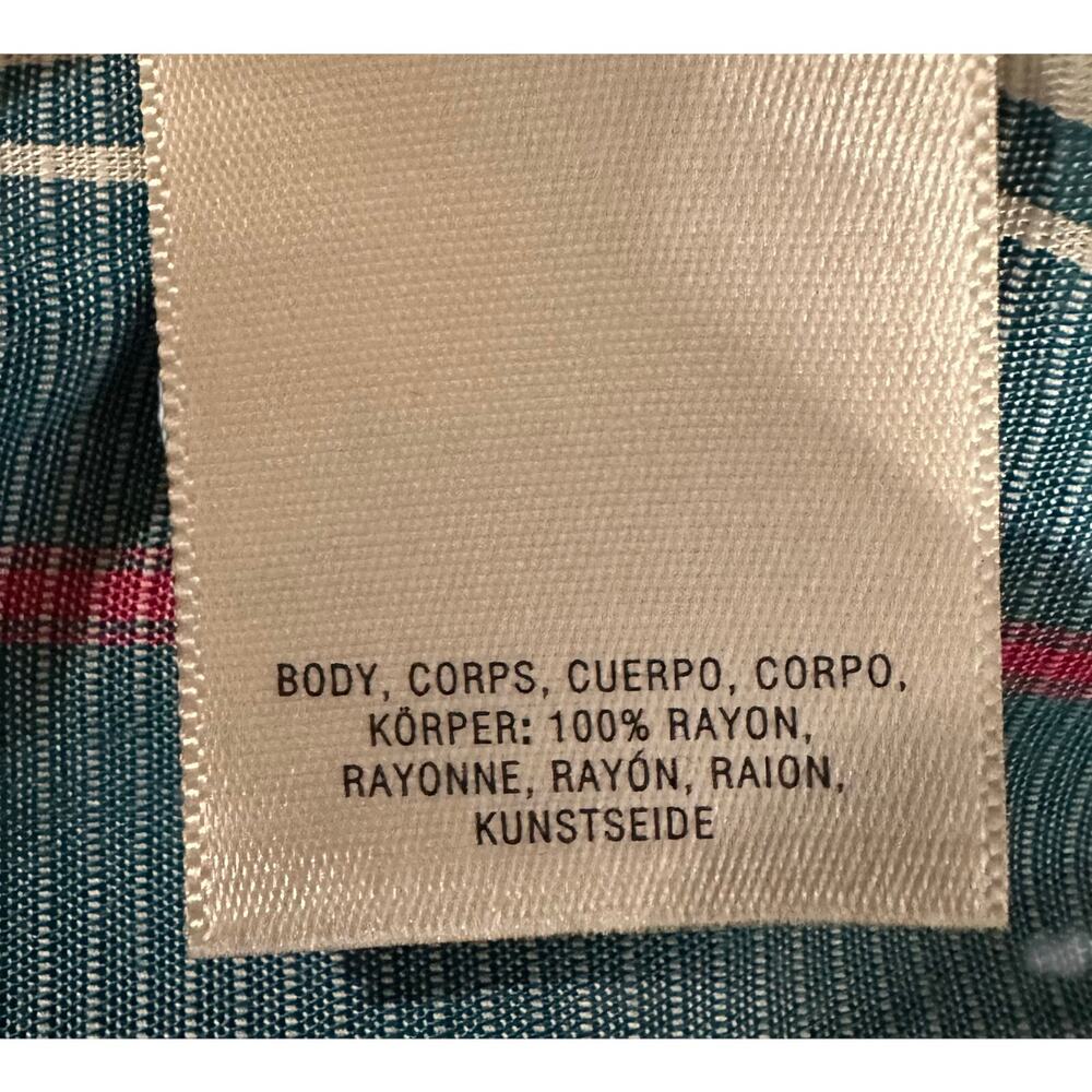 Anthropologie Maeve Byron Striped Blouse - Size XL - Balloon Sleeves -NWT - Picture 8 of 11